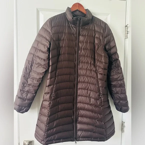 Women's Brown Quilted Jacket Patagonia - Picture 1 of 7